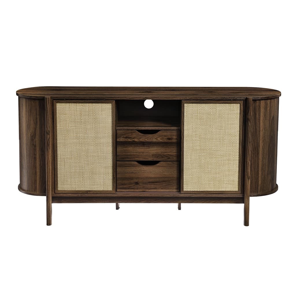 Reid 63" Curved Sideboard in Walnut by Modway - Image 5