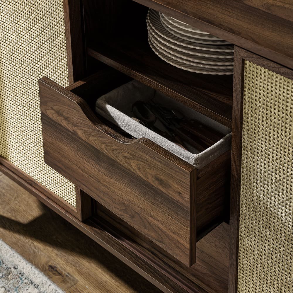 Reid 63" Curved Sideboard in Walnut by Modway - Image 9