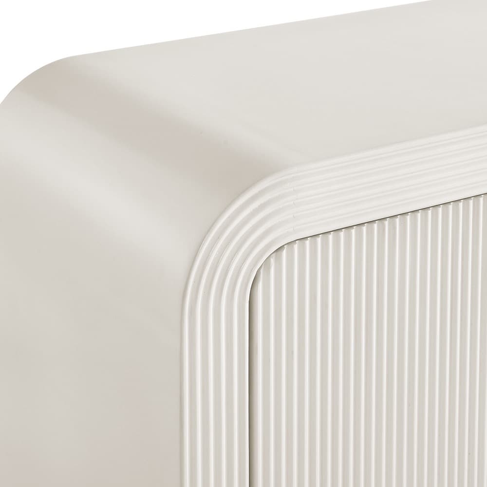 Waterflute 70" Fluted Sideboard Cabinet in White Matte by Modway - Image 7