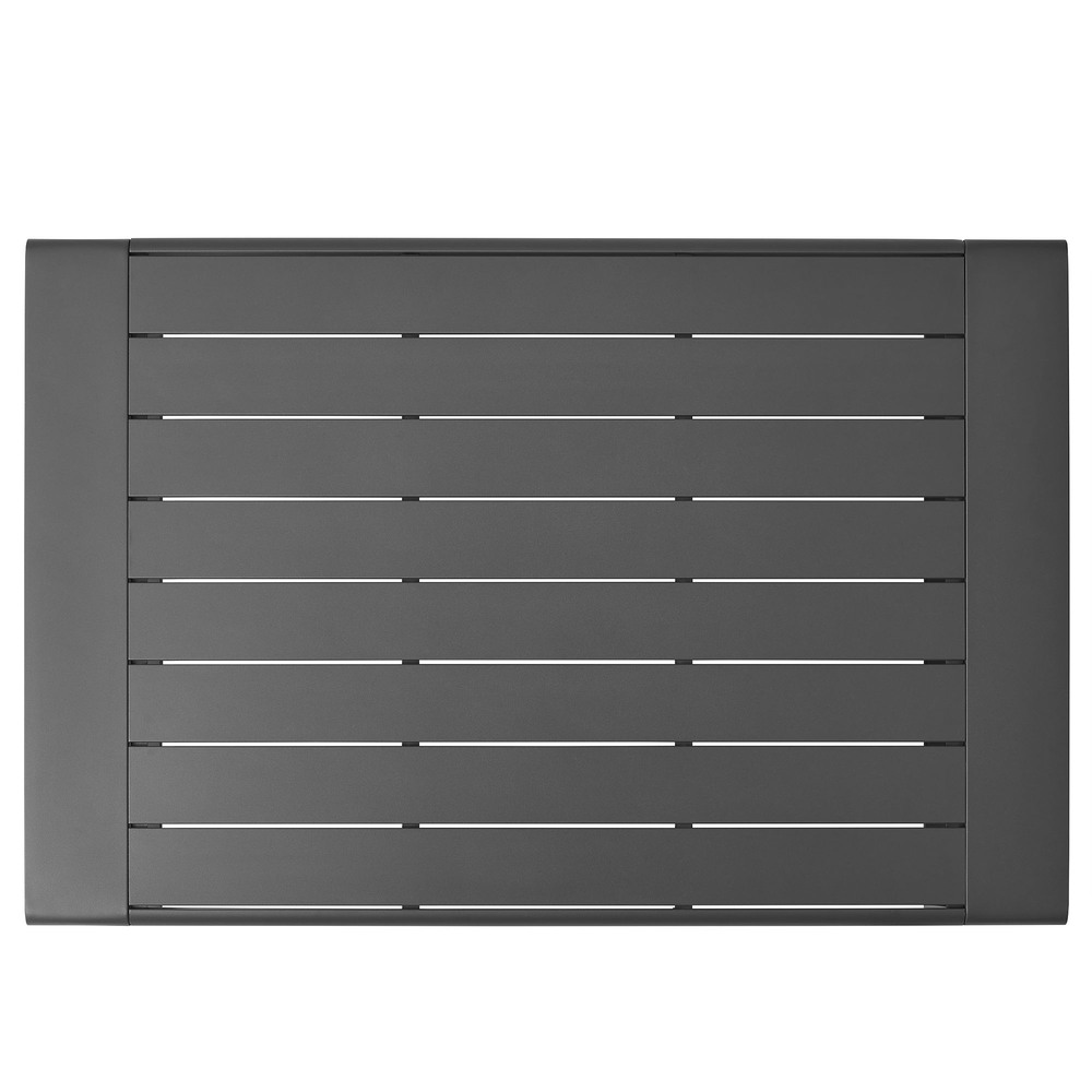 Lirienne Outdoor Patio Aluminum Coffee Table in Gray by Modway - Image 6