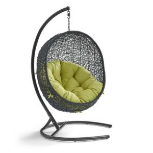 Encase Swing Outdoor Patio Lounge Chair in Peridot by Modway