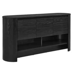 Duval 62 Inch Oval Sideboard by Modway in Black by Modway