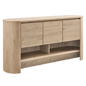 Duval 62 Inch Oval Sideboard by Modway in Light Oak by Modway