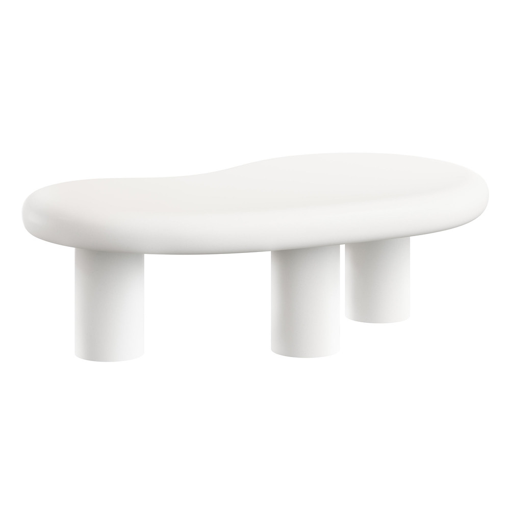 Elowen Outdoor Patio Coffee Table in White by Modway - Image 5