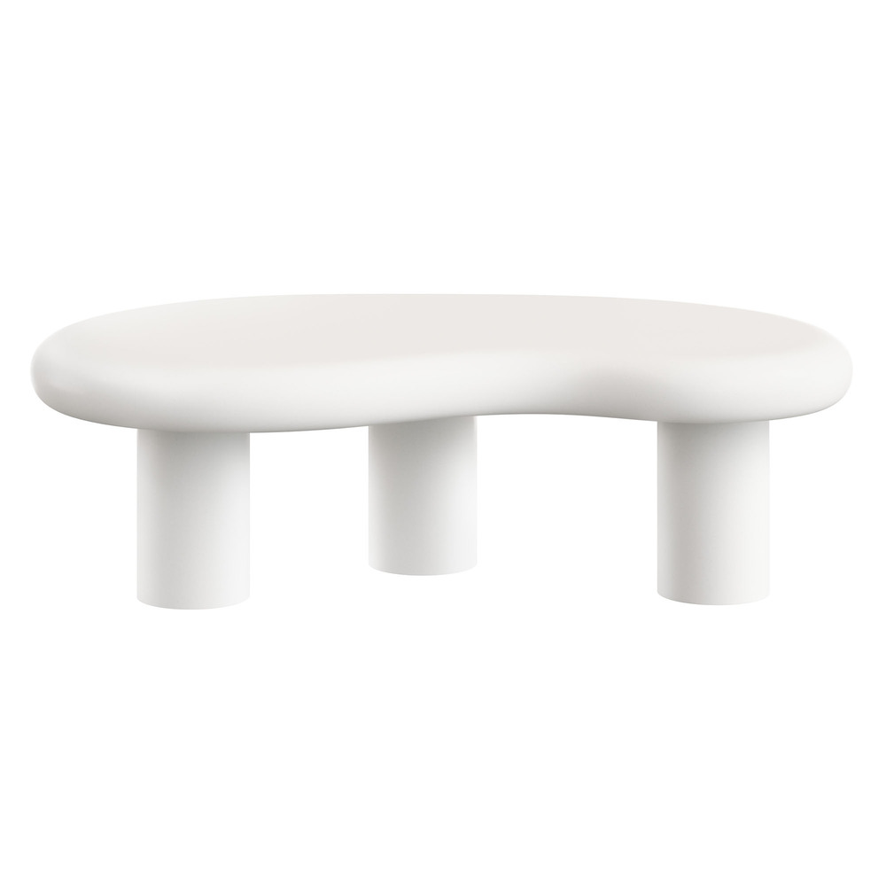 Elowen Outdoor Patio Coffee Table in White by Modway - Image 6