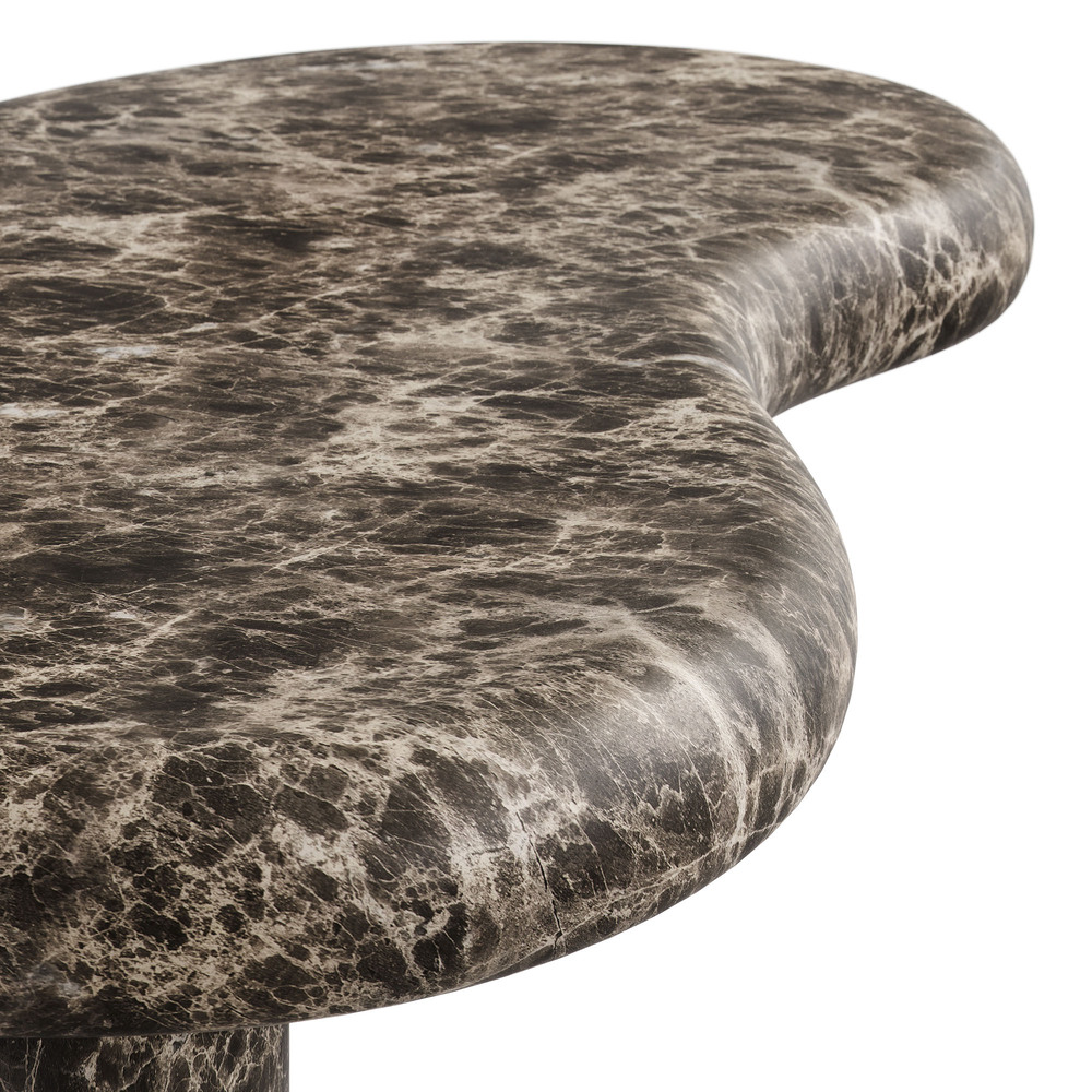 Elowen Outdoor Patio Faux Marble Coffee Table in Dark Emperador Marble by Modway - Image 8