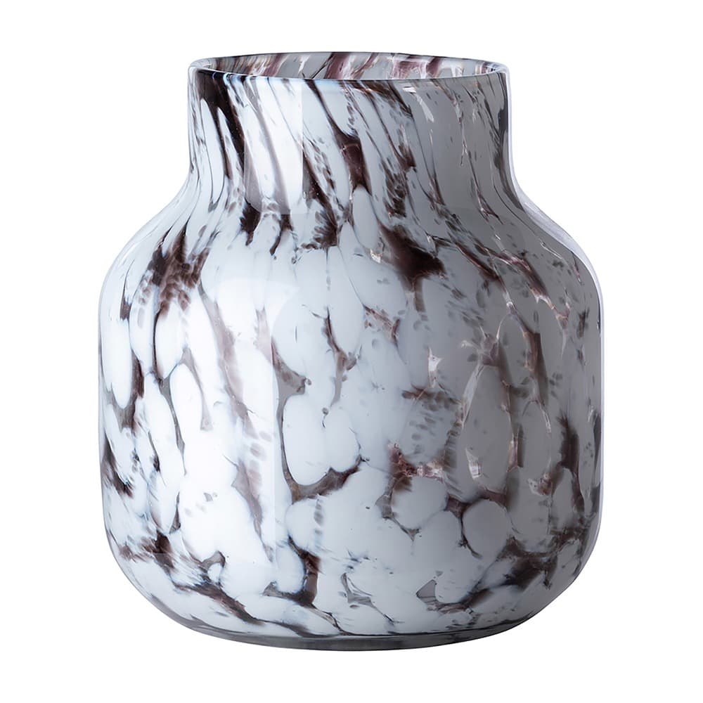 Pantea Lantern Glass Brown & White Smooth Vase by BIDKhome - Image 9