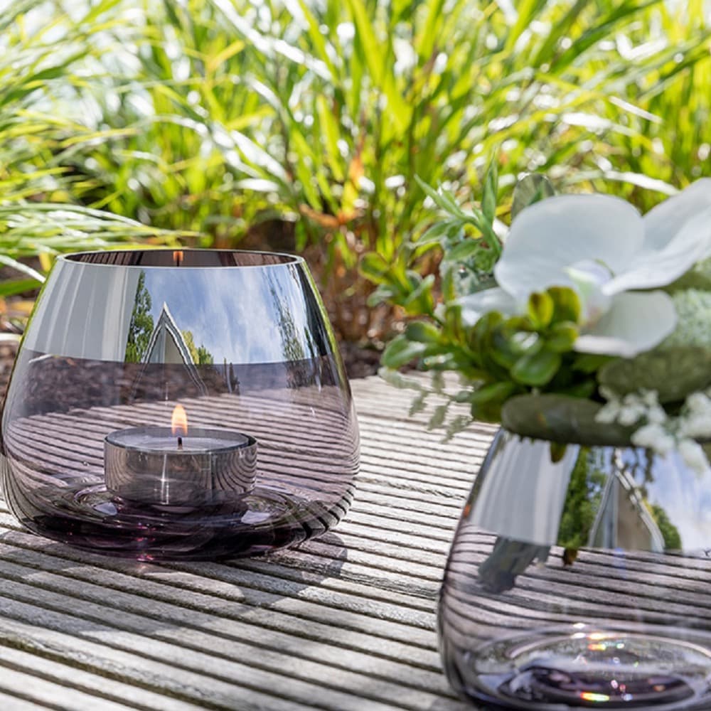 Bella Tealight Holder Silver Foil in 2 Sizes by BIDKhome - Image 8