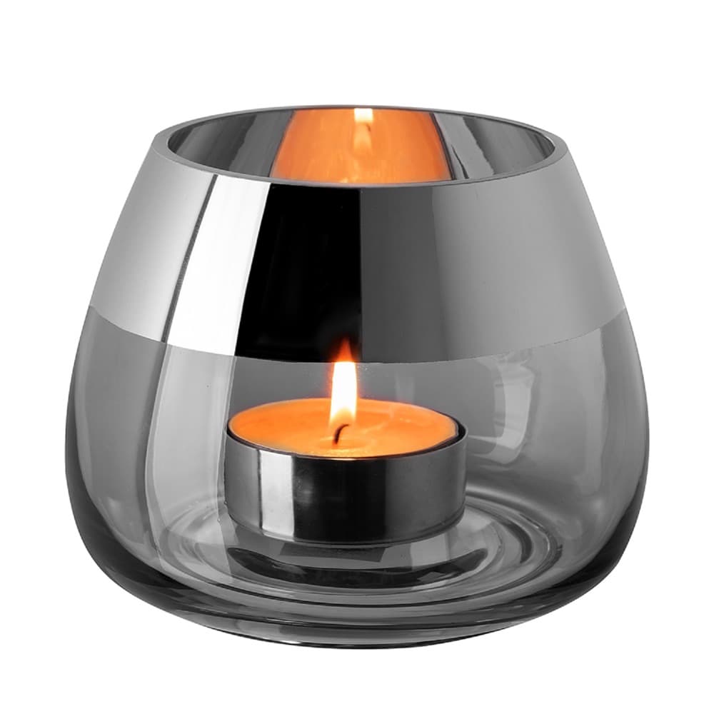 Bella Tealight Holder Silver Foil in 2 Sizes by BIDKhome - Image 10