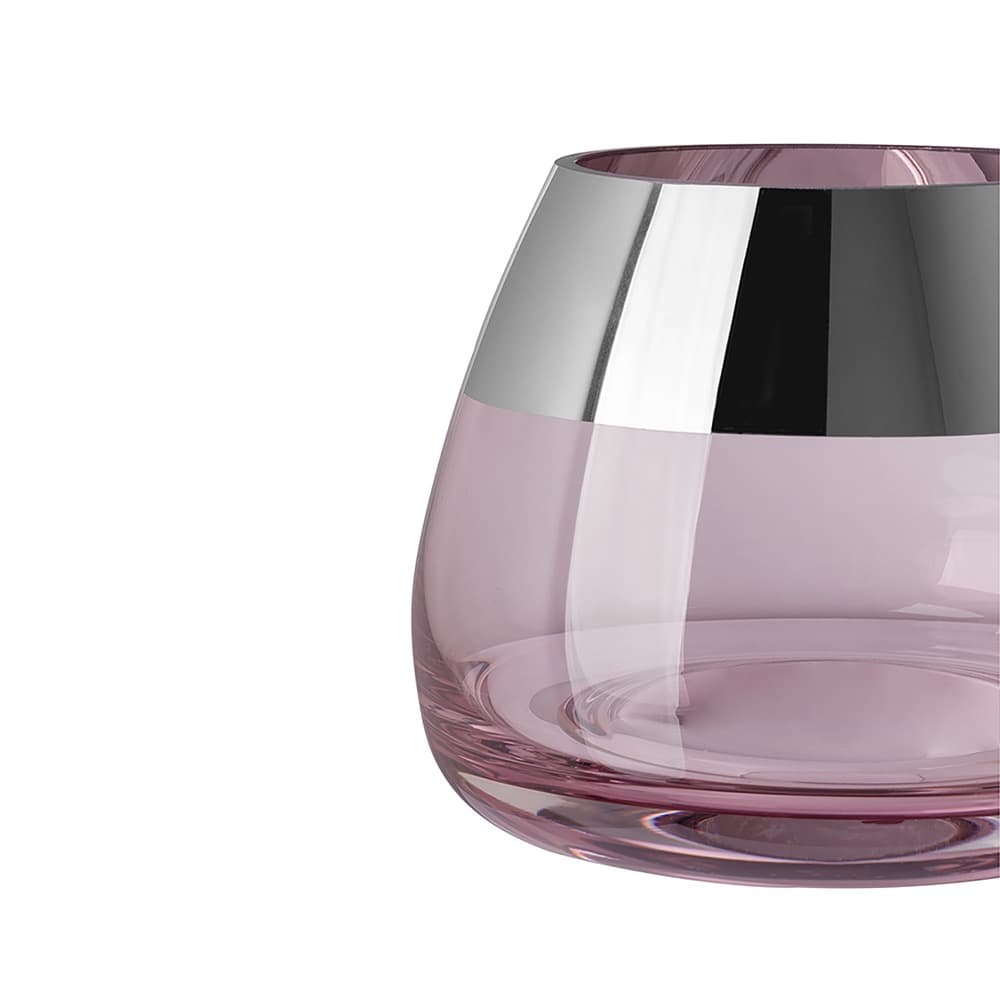 Bella Rose Tealight Holder Silver Foil in 2 Sizes by BIDKhome - Image 3