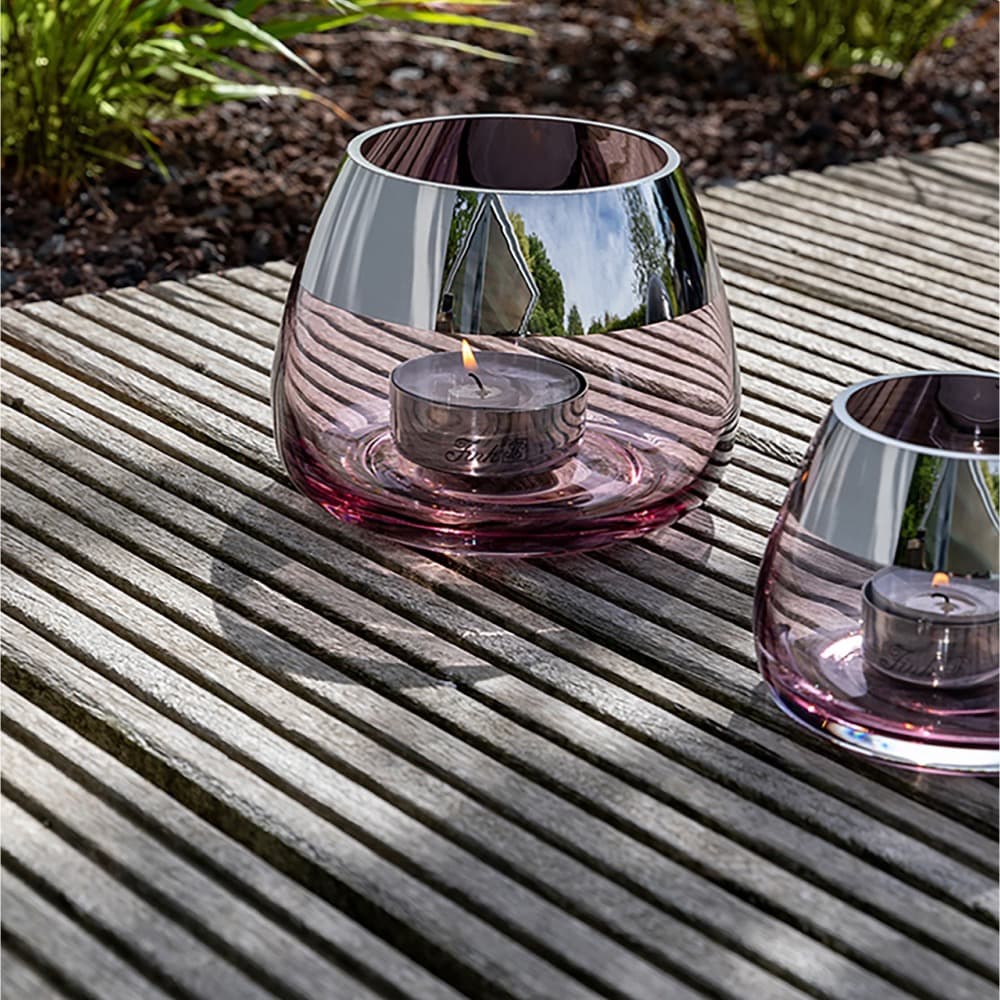 Bella Rose Tealight Holder Silver Foil in 2 Sizes by BIDKhome - Image 8