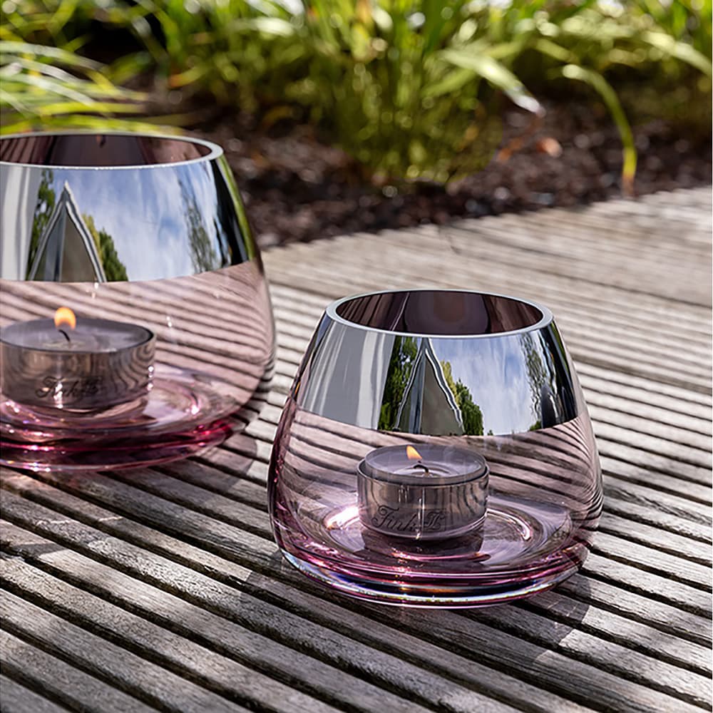 Bella Rose Tealight Holder Silver Foil in 2 Sizes by BIDKhome - Image 9
