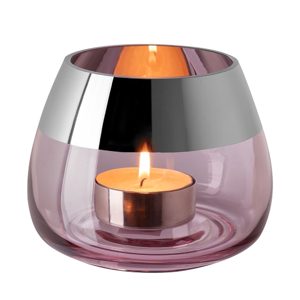 Bella Rose Tealight Holder Silver Foil in 2 Sizes by BIDKhome - Image 11