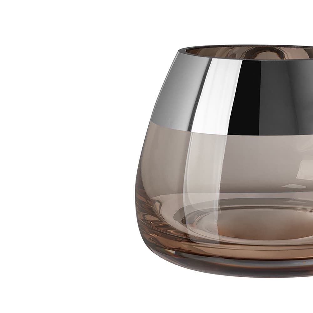 Bella Sand Tealight Holder Silver Foil in 2 Sizes by BIDKhome - Image 5