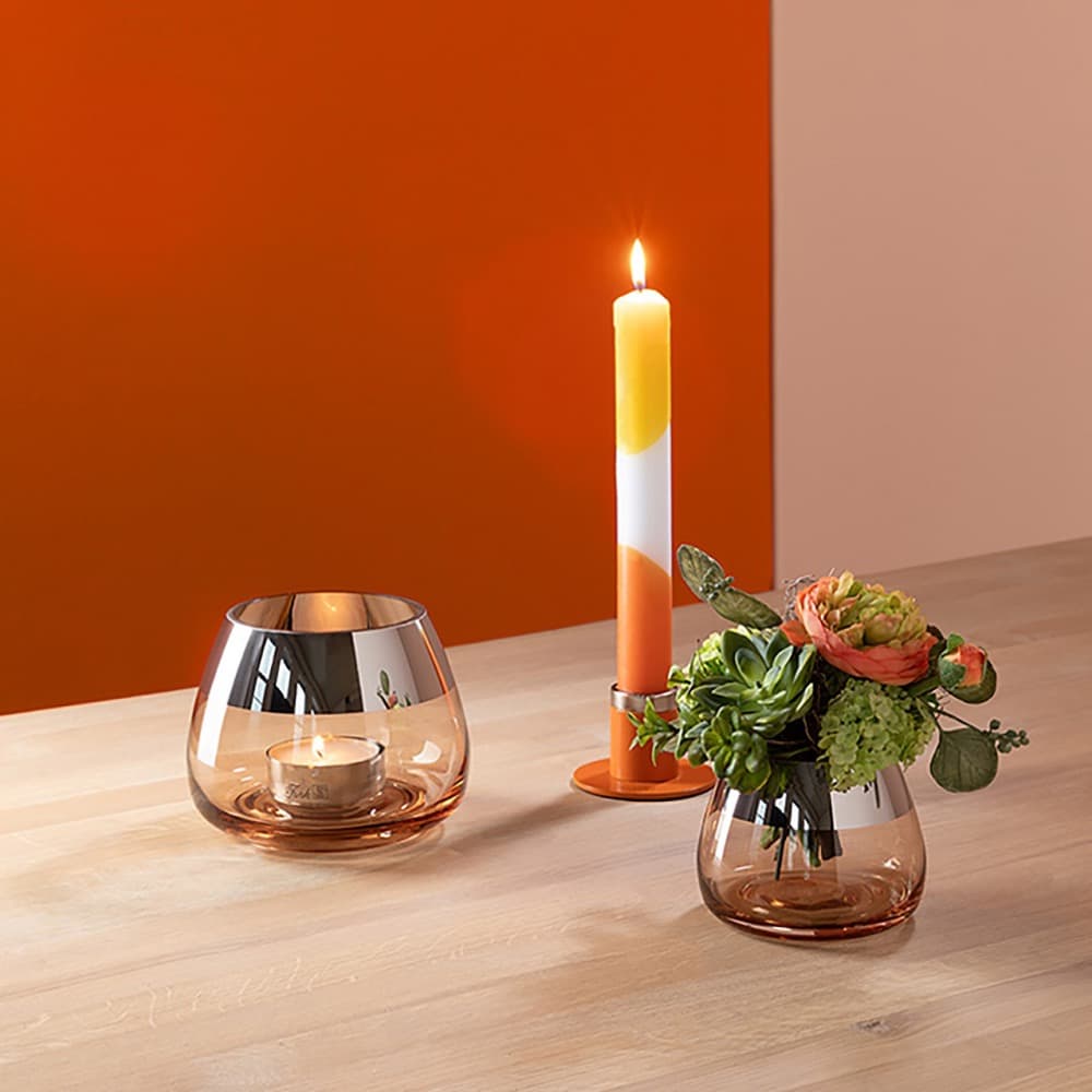Bella Sand Tealight Holder Silver Foil in 2 Sizes by BIDKhome - Image 9