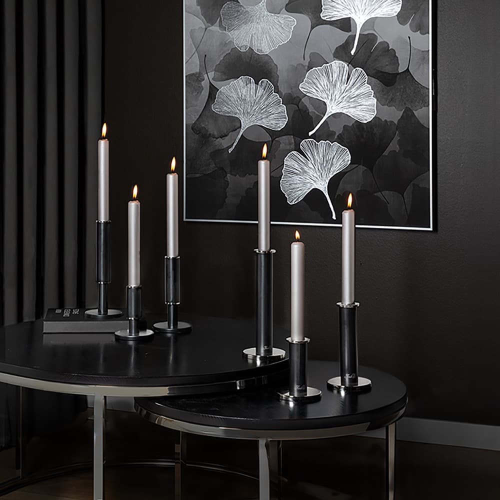 Strato Powder Coated Smooth Candle Holders in 2 Sizes by BIDKhome - Image 24