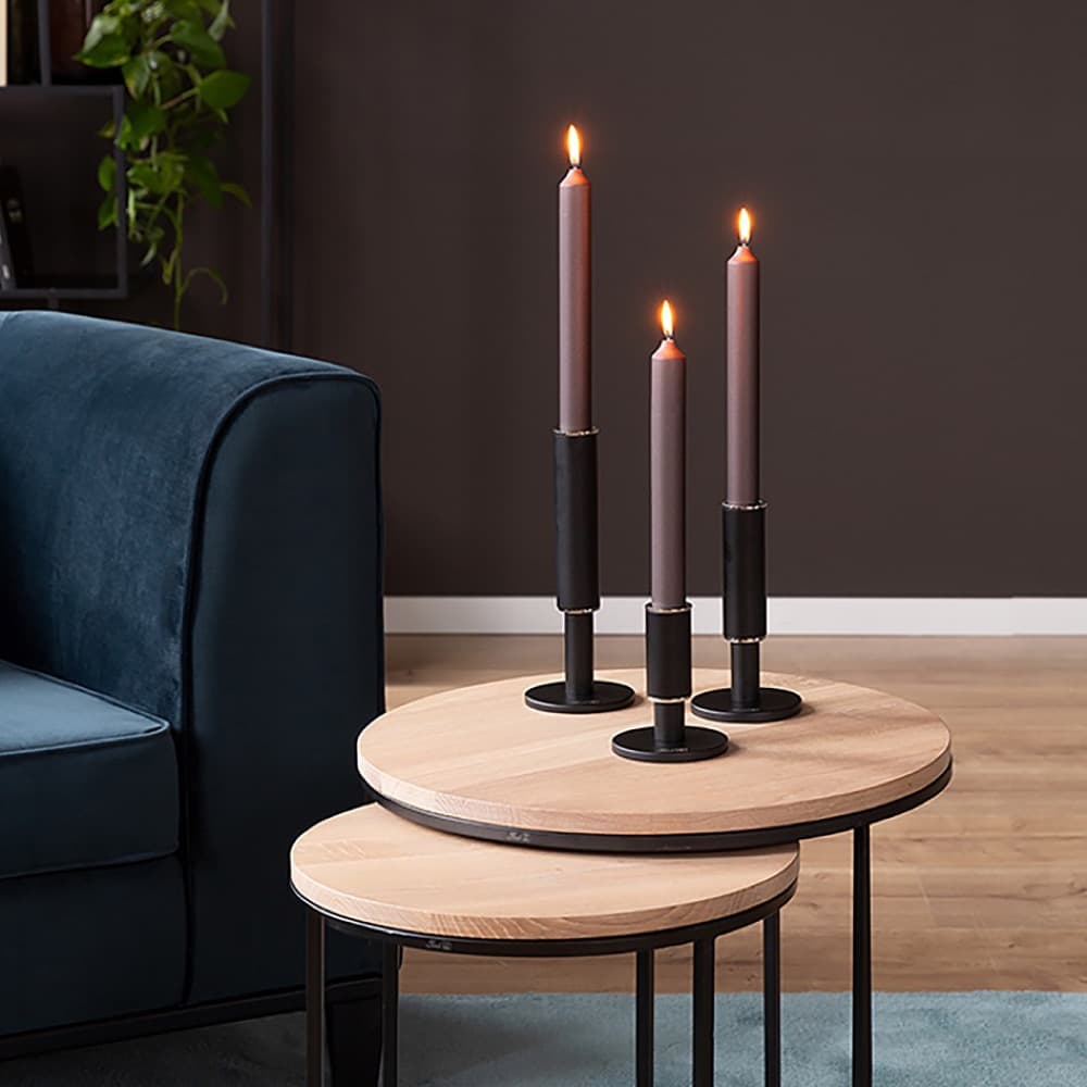 Ritmo Powder Coated Smooth Candle Holders in 3 Sizes by BIDKhome - Image 24
