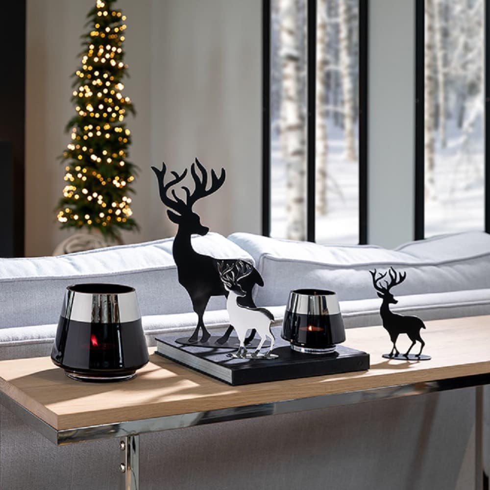 Jasper Powder Coated Smooth Black Elk Figurines in 2 Sizes by BIDKhome - Image 10