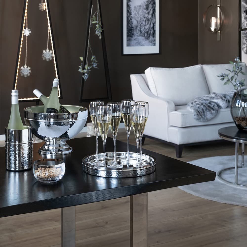 Nassau Smooth Stainless Steel Silver Punchbowl by BIDKhome - Image 7