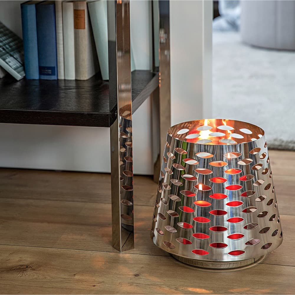 Luma Silver Stainless Steel Lanterns in 2 Sizes by BIDKhome - Image 8