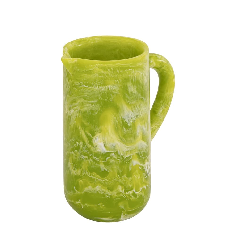 Green Resin Pitcher by BIDKhome - Image 3