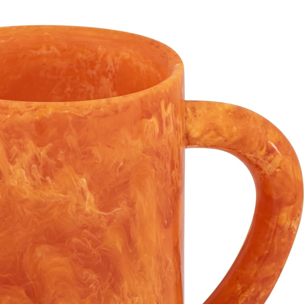 Orange Resin Pitcher by BIDKhome - Image 3