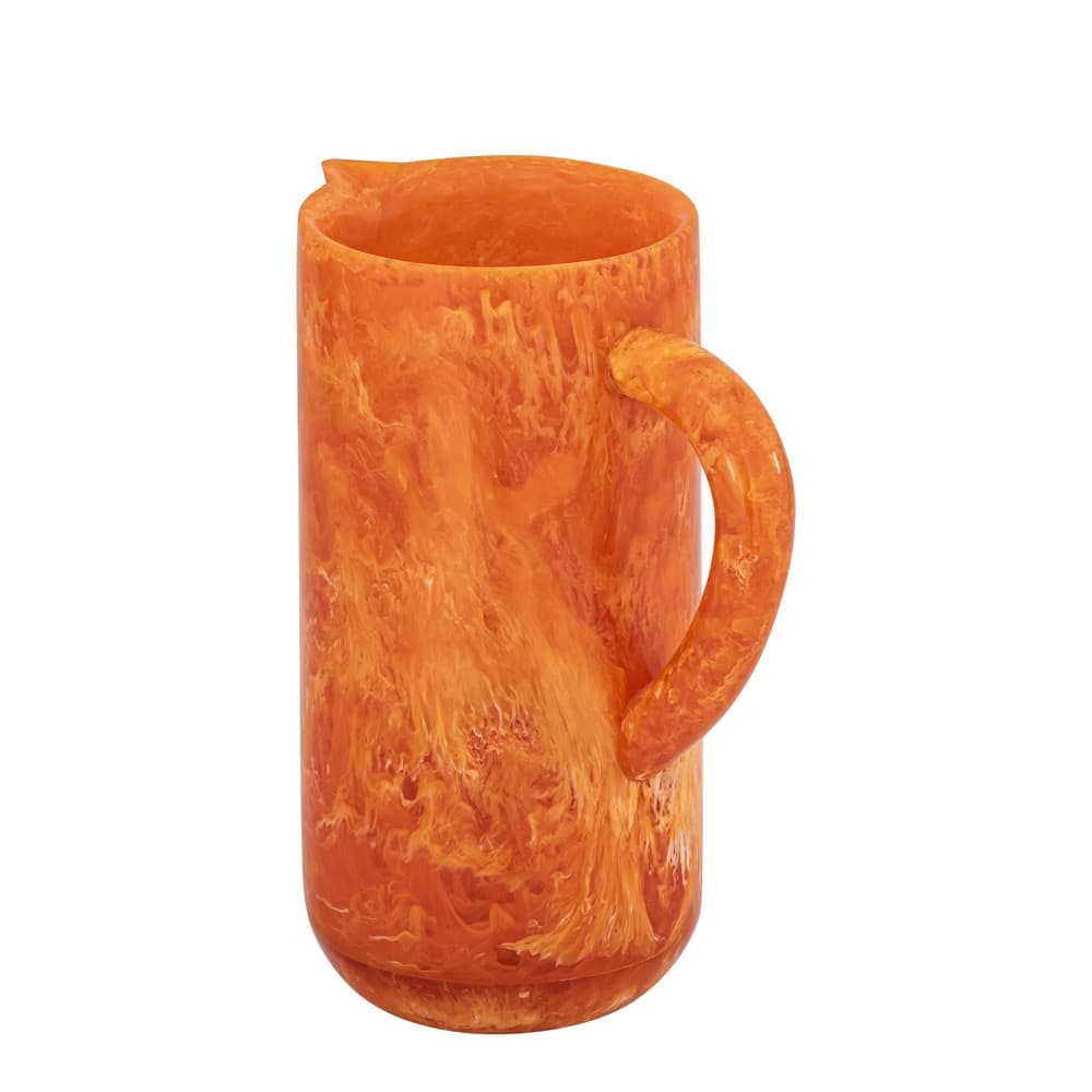 Orange Resin Pitcher by BIDKhome - Image 5