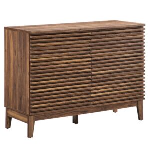 Render 47" 6-Drawer Dresser by Modway in Walnut by Modway