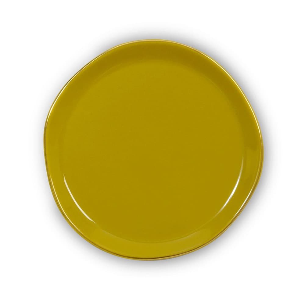 Good Morning Amber Green 6.7" Plates Set of 2 by Urban Nature Culture