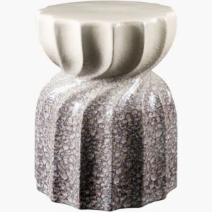 Alexia Blue Ceramic Garden Stool by Livabliss