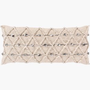 Anders Taupe Pillow by Livabliss