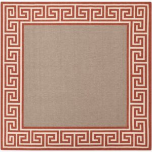 Alfresco Rust Outdoor Rug by Livabliss