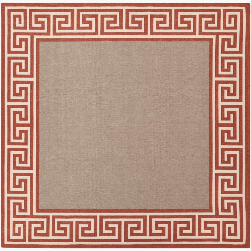Alfresco Rust Outdoor Rug by Livabliss