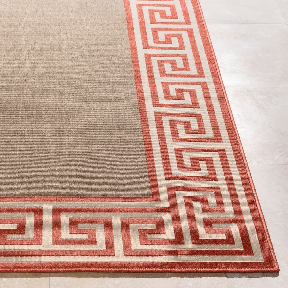 Alfresco Rust Outdoor Rug by Livabliss - Image 4