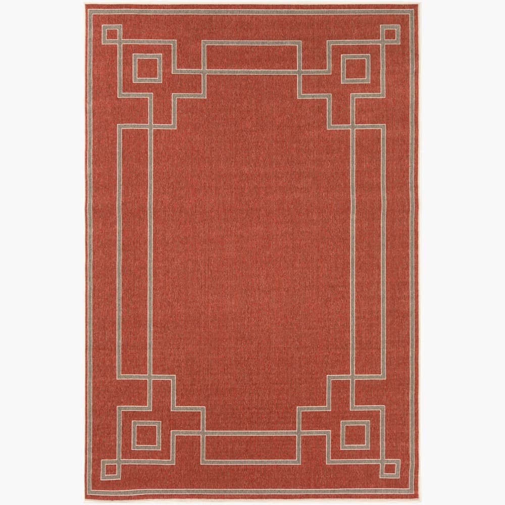 Alfresco Red Outdoor Rug by Livabliss
