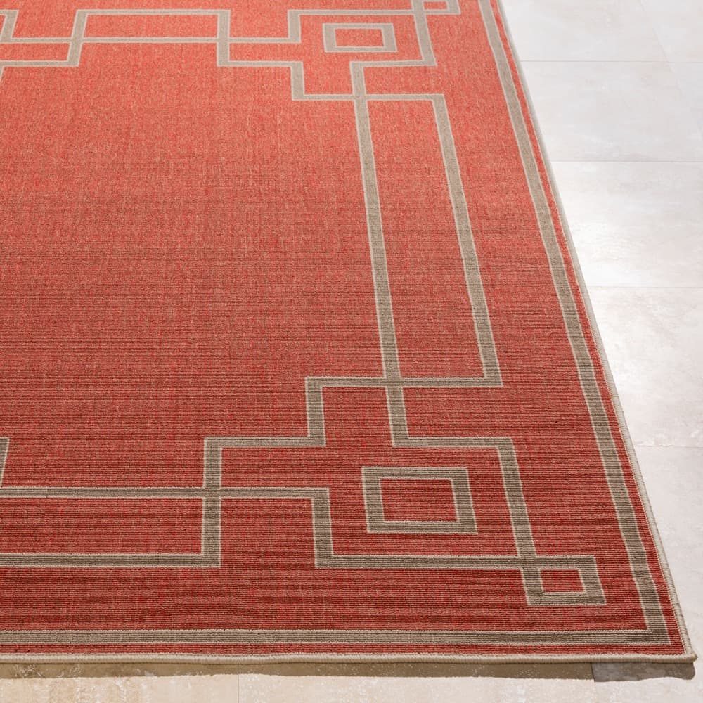 Alfresco Red Outdoor Rug by Livabliss - Image 4