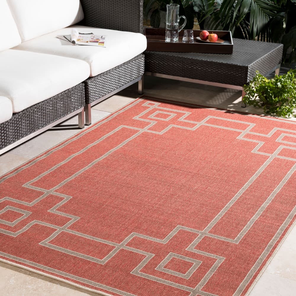Alfresco Red Outdoor Rug by Livabliss - Image 6