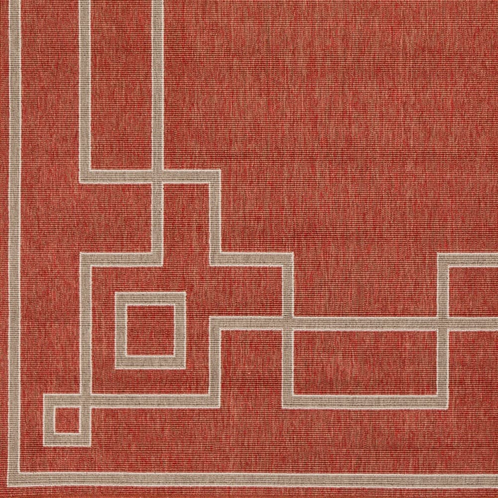 Alfresco Red Outdoor Rug by Livabliss - Image 3