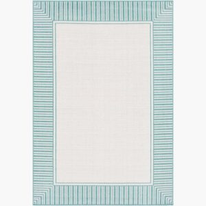 Alfresco Teal Outdoor Rug by Livabliss