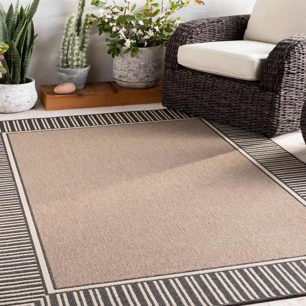Alfresco Brown Outdoor Rug by Livabliss - Image 2