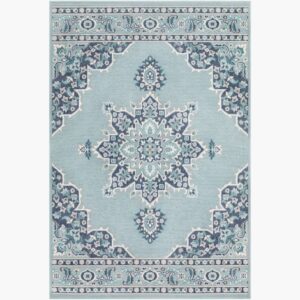 Alfresco Blue Outdoor Rug by Livabliss