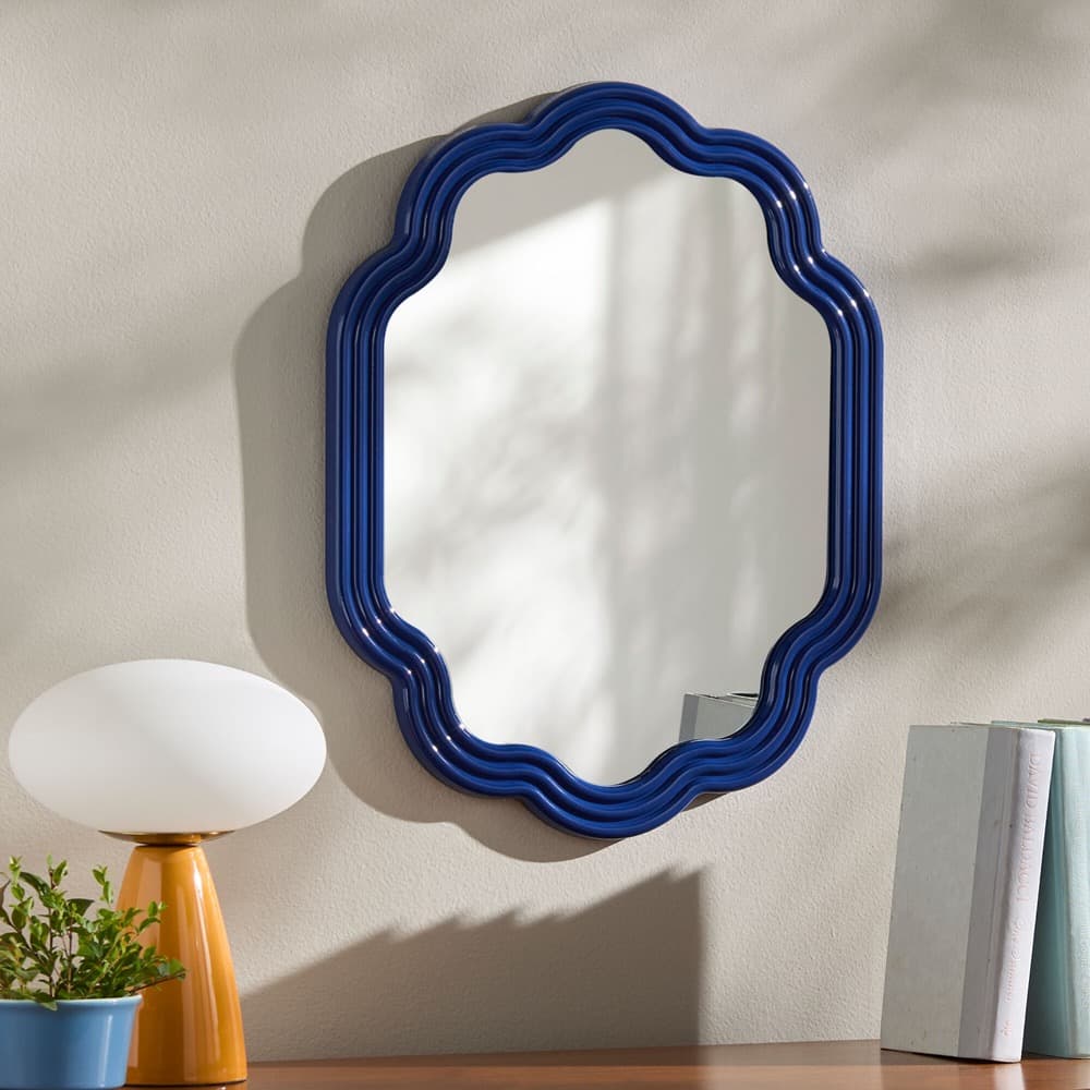 Blue Aysun Accent Mirror by Livabliss - Image 2