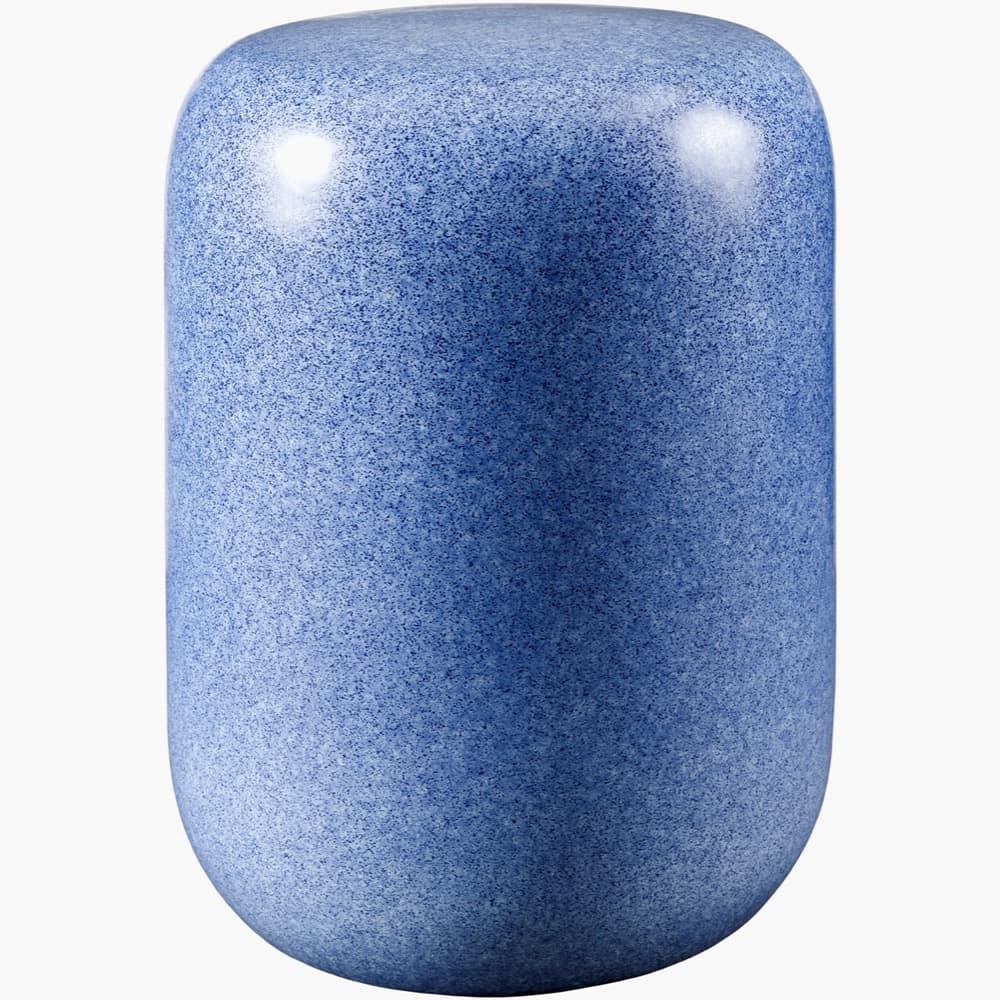 Bean Blue Garden Stool by Livabliss