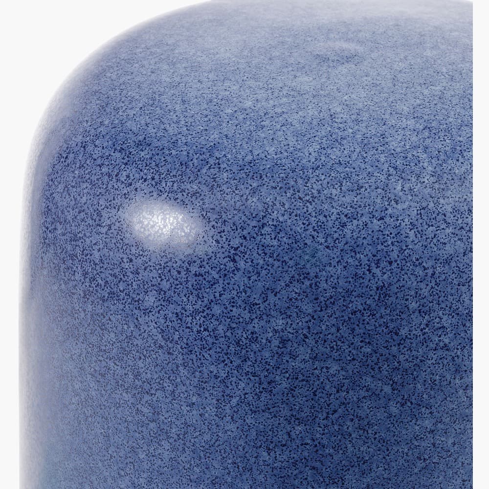 Bean Blue Garden Stool by Livabliss - Image 2