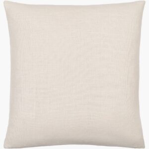 Brandon Ivory Pillow by Livabliss