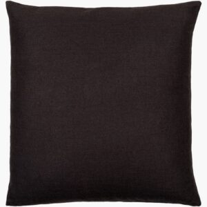 Brandon Black Pillow by Livabliss