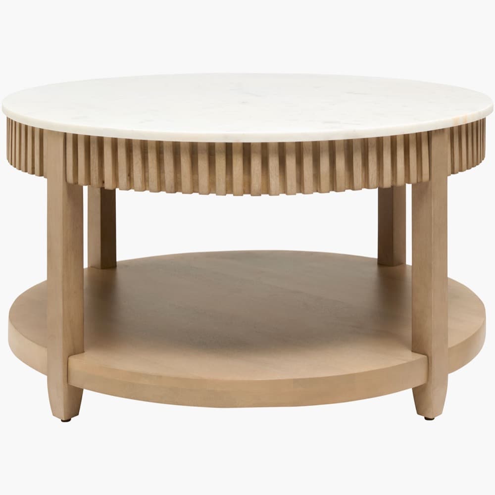 Rosemary Marble Coffee Table by Livabliss - Image 2