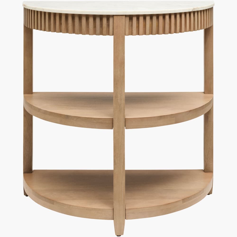 Rosemary Marble Console Table by Livabliss - Image 2