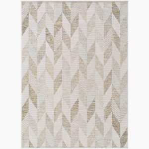 Crete Ivory Outdoor Rug by Livabliss