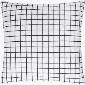 Check Off-White Pillow by Livabliss